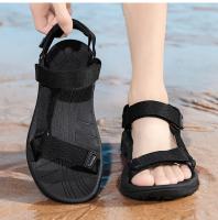 Zapatos Abiertos De Verano De Alta Calidad Para Hombre, Sandalias Ajustables Para Exteriores, Gladiador De Playa Roma, Transpirable, Verde, Negro Puro, Talla Grande 47 48 - details 23