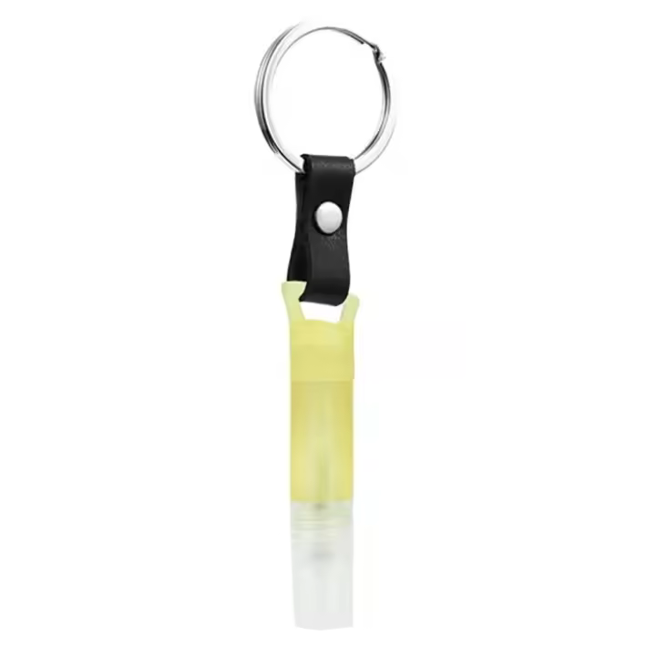 Nueva botella creativa de prensa con llavero, botella de Perfume en aerosol de plástico, botella de aerosol en forma de bolígrafo de 3ML para hombres y mujeres - 1