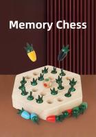 Juguete de Ajedrez de memoria a juego de zanahoria para niños, lógica de pensamiento de entrenamiento, juego de mesa de clasificación de cognición de Color - details 0