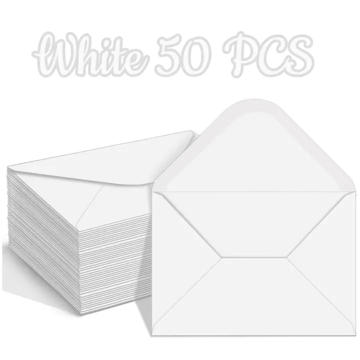 Sobres de Carta de Bizios de Sage Green 50-100PCS Ideal para Invitaciones de Boda, Baby Shower, Baptismo Tarjetas de Negocios Impresibles - 1