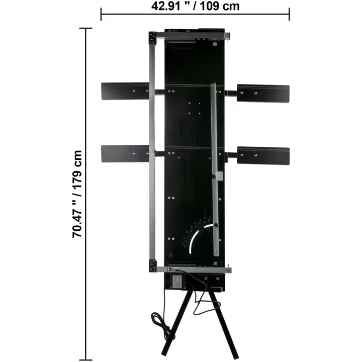 Cortador de espuma de alambre caliente SucceBuy - Ajustable 0-90 °   Ángulo con soporte para espuma de poliestireno y algodón perlado (42 cm de grosor máximo) - 1