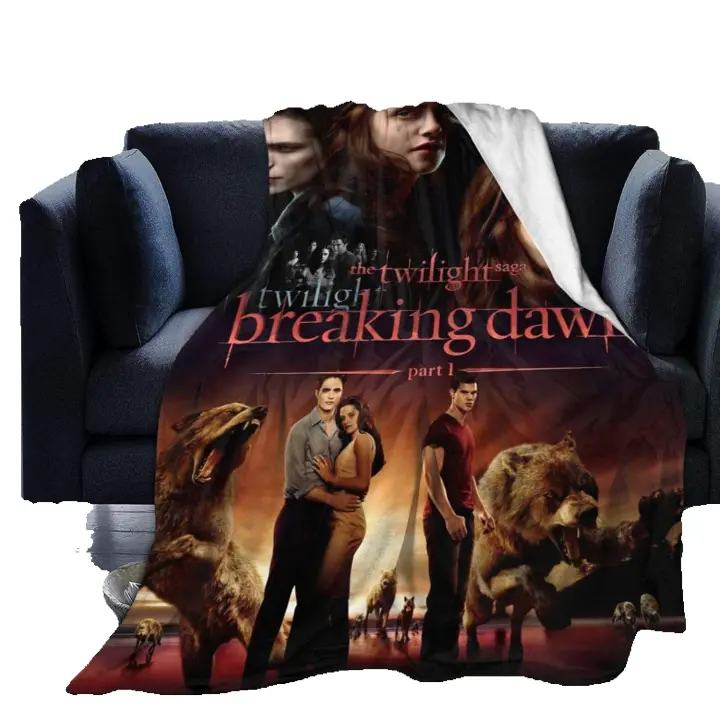 Manta de tiro de Saga Crepúsculo, Ultra suave, cálida, ligera, acogedora, para cama, sofá, X474 - 1