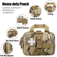 Bolsa táctica EMT mejorada, kit médico Molle Rip Away, botiquín de primeros auxilios IFAK, bolsa de supervivencia de emergencia para viajes al aire libre y senderismo - details 7