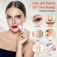 【Nuevo lanzamiento】 Mini depiladora de cejas, lápiz labial Facial, depilación portátil para mujeres, herramienta de afeitar indolora - details 5