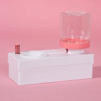Bebedero de agua con cambio automático para mascotas, tazón de agua para gatos y perros pequeños, almacenamiento de bebedero para mascotas, nuevo - details 8