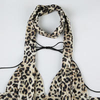 BUNO-Camisola de gasa para mujer, Top corto de leopardo Y2k, moda de verano, ropa de calle, camiseta sin mangas, Tops sexis sin mangas para mujer, chaleco con hombros descubiertos - details 49