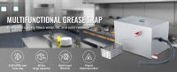 SucceBuy Trampa de grasa comercial, debajo del fregadero de acero inoxidable, separador de aceite y agua para restaurante y cocina casera - details 0