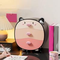 Organizador de Cosméticos de Gran Capacidad Estuche de Almacenamiento de Plástico para Maquillaje Decorativo con Compartimentos Organizador de Cuidado de la Piel para Bathroom Hooks - details 2