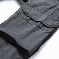 Pantalones de chándal versátiles para hombre, pantalón Cargo informal, sencillo, a la moda, para otoño e invierno, color liso, con múltiples bolsillos, para exteriores - details 10
