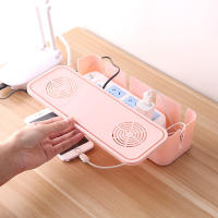 Caja de almacenamiento de cables, organizador ordenado de enchufes, gestión de cables, línea de red, contenedor de seguridad para habitación del hogar, 7 colores, lo último - details 2