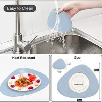 Juego De Tapetes Y Tazas De Cocina Irregulares De Cuero Lácteo Resistente Al Aceite Y a La Agua Para Mesa De Comedor Decoración Europea Eco-amigable - details 4