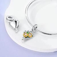 Dijes de plata de ley 925 para pulseras y collares, colgantes para pasaporte de avión, cuentas de mariposa, libélula, dijes de joyería - details 1