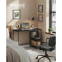 Mesa de Trabajo, 100 x 50 x 76 cm, Estilo Moderno, para Estudio Dormitorio Salón Oficina, Beige Natural y Blanco Perla LWD046L01 - details 17