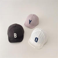 Gorra de béisbol coreana con letras para verano, gorro fino de secado rápido para niños, gorro con visera transpirable para exteriores, gorra con protección solar para bebés, niños y niñas - details 8