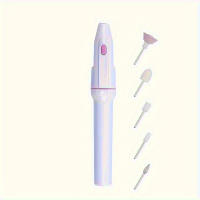 Juego de manicura eléctrica 5 en 1, lijadora de uñas portátil con alimentación por batería, eliminación de piel muerta, recorte - details 0