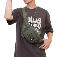 Riñonera multifuncional impermeable para hombre, bolsa de nailon de gran capacidad para correr, cinturón ajustable y portátil - details 6