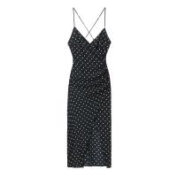 Vestido de Luna Retro Francés Falda Larga con Cintura Ajustada Estilo Americano y Europeo - details 3
