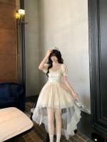 2025 Nueva princesa de media mariposa con palabras de amor, vestido de cola fina y brillante de jacquard, vestido de cumpleaños - details 18