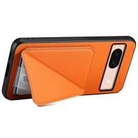 Para Google Pixel 8a Kickstand Funda de cuero + PC + TPU para teléfono con tarjetero oculto - details 1