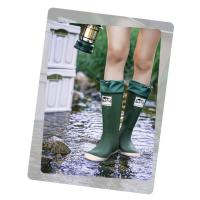Botas de Lluvia de Moda para Adultos Impermeables de Goma para Trabajo al Aire Libre y Pesca - details 14