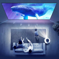 Proyector de Pantalla Plegable Portátil de 120 Pulgadas Pantalla de Proyección de Doble Cara para Patio, Hogar y Teatro Exterior 16:9 HD - details 3