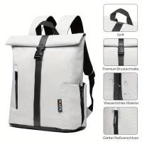 Moqueta Ligera Antirrobo de 20-25L para Hombres y Mujeres - Múltiples Compartimentos, Correas Ajustables, Diseño Duradero de Cáscara Suave en 6 Colores (, Blanco, Gris, Beige, Azul Marino, Rosa) - Mochila Diaria para la Escuela, Trabajo, Deportes al Aire - details 5