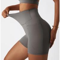 Shorts de Cintura Alta de Verano Pantalones Deportivos de Nylon con Percha de Glúteos para Mujeres - details 11
