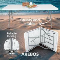 Mesa de Buffet Plegable Resistente a la Intemperie Ideal para Jardín, Balcón, Camping - details 19
