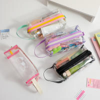 Bolsa De Cosméticos PVC Transparente Grande Organizador De Maquillaje Para Mujeres Estuche Para Lápices Y Bolígrafos Para Estudiantes - details 7