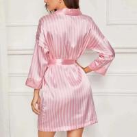 Conjunto de pijama para mujer, pijamas sexy Ence, pijamas de seda satinada con bata, ropa para el hogar, regalos para novia y esposa - details 5