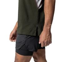 Oversized Men's Summer Mesh Quick Dry Fitness Sports Sleeveless T-Shirt Loose Mens Gym Clothing Cut Off Running Vest - details 10