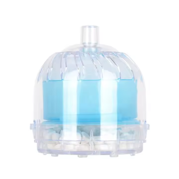 Mini filtro de tanque de peces ultrasilencioso, filtro neumático de plástico, filtro de medios para acuario, taburete de excrementos de pescado multicapa, inodoro, tanque de peces - 1