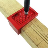 T50 Scriber carpintería tipo T regla de marcado de carpintería herramienta de calibre cruzado de agujero - details 1