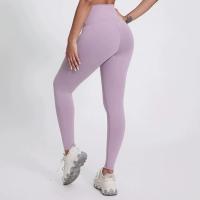 Leggings deportivos para mujer, pantalones de yoga para el vientre, ropa deportiva de secado rápido, pantalones de yoga anti-agachamiento - details 11