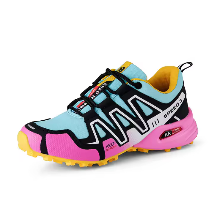 Zapatillas de montaña al aire libre para mujer Senderismo Bicicleta Calzado de ciclismo Salomón Cross-country Running Zapatillas de viaje antideslizantes - 1