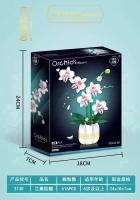 Montaje de ramo eterno, juguete de bloques de construcción DIY, Día de San Valentín, regalo del Día de la madre, adornos de arreglos florales - details 3