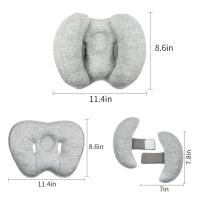 Almohada para cochecito de bebé, almohada para la cabeza del bebé, cojín para la cabeza del bebé, almohada de soporte para el cuello, asientos de coche, almohada para el cuello, almohadas moldeadoras suaves para niños - details 3