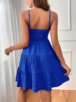 Vestido Mini de Verano 2024 Vestido Elegante sin Mangas para Mujer Color Negro - details 4