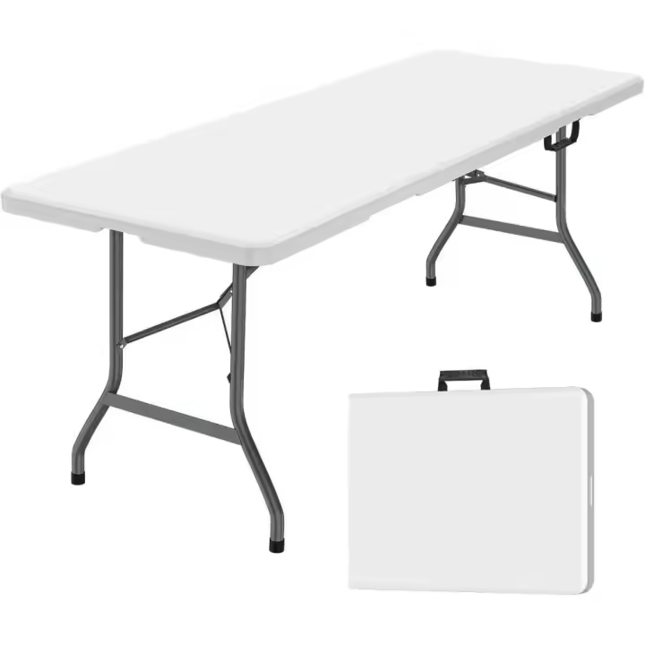 Mesa de picnic al aire libre plegable portátil para fiesta, camping, mango - 1