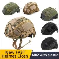 Accesorio de capucha para casco táctico de camuflaje, con cordón elástico - details 0
