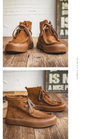 Botas de hombre de estilo británico con herramientas de moda para hombre. - details 11