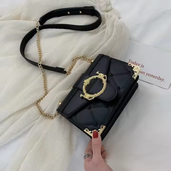 Bolso de nicho francés para mujer, novedad de 2025, textura avanzada, estilo occidental, cadena de verano a juego, bandolera pequeña a la moda - 1