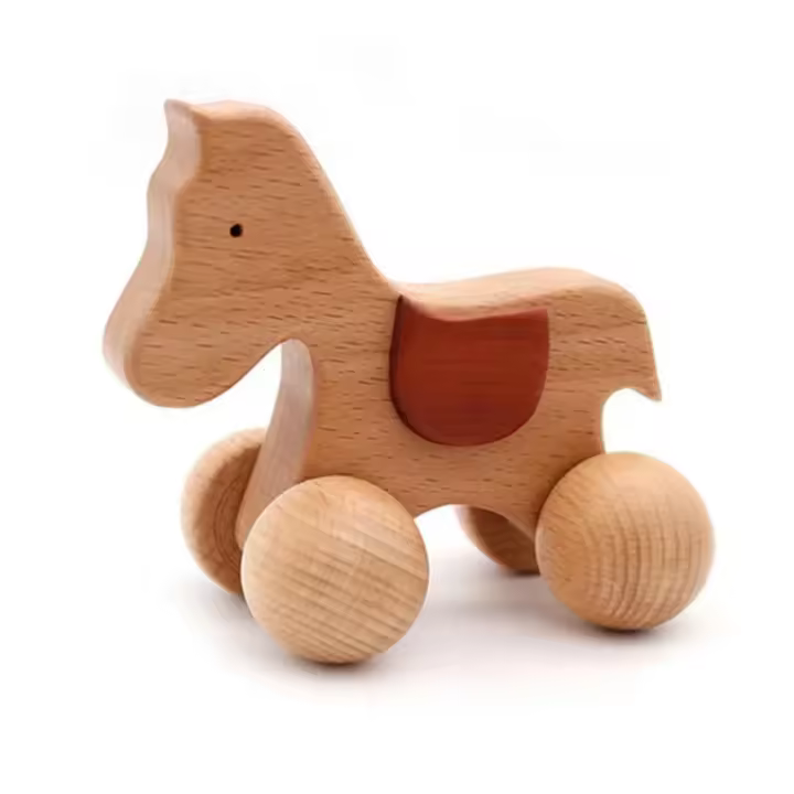 Excitante Juguete de Madera para Bebés y Niños Pequeños Aprende a Gatear Madera de Haya - 1