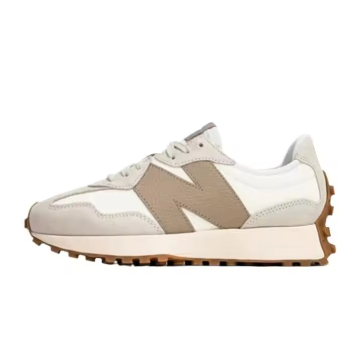 % original 327 Zapatos para hombre y mujer Beige U327LZ Zapatillas para correr unisex - 1