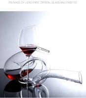 Botella creativa hecha a mano con forma de serpiente, juego de vasos rojos de vidrio transparente, dispensador para el hogar, botella de vino de 1500ml - details 3