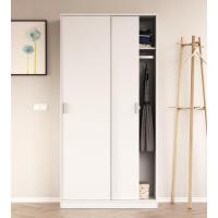 Armario de Dos Puertas Correderas 200x100x50 Blanco Para Armarios de Niños - details 1