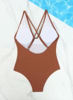 Traje de Baño de Una Pieza Blanco Ajuste de Cuerpo, Dacron, Estilo de Verano/Primavera 24, No Retirable - details 27