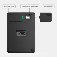 Mini Teclado Númerico Inalámbrico Compatible con Bluetooth 27 Teclas con Botones de Función para PC y Suministros de Contabilidad - details 1