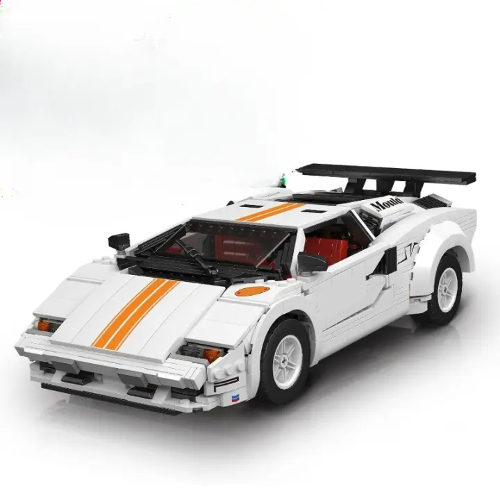 Conjuntos de bloques de construcción de automóviles súper deportivos, kit de construcción de automóviles de carreras de 1349 piezas, juego coleccionable de juguetes para adultos, modelo de coche deportivo para amantes de los coches - 1