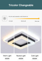 Lámpara de Techo Redonda y Cuadrada LED TOMAXIN 20CM para Habitación Luz de Pasillo Interior Cambiable de Color Moderna 220V - details 1